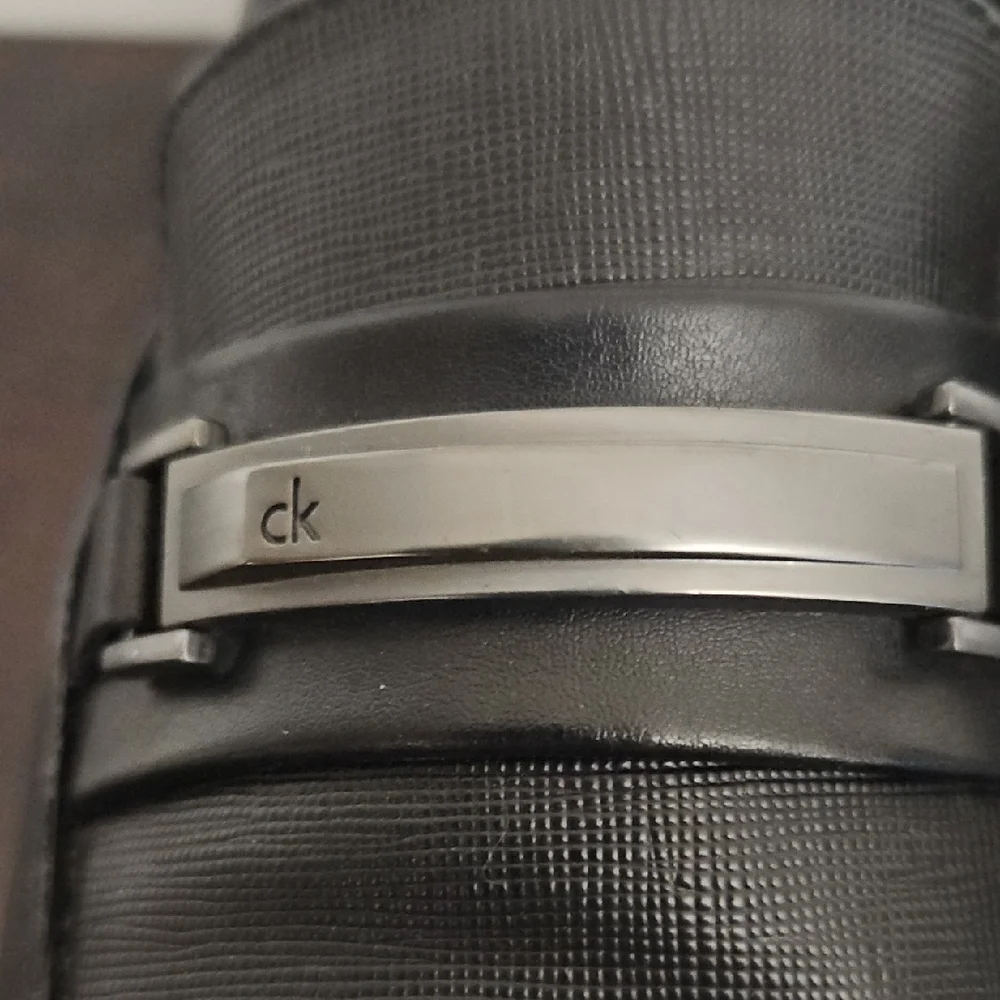 Men's Calvin Klein Leather Loafers Size 8 - Picture 4 of 13